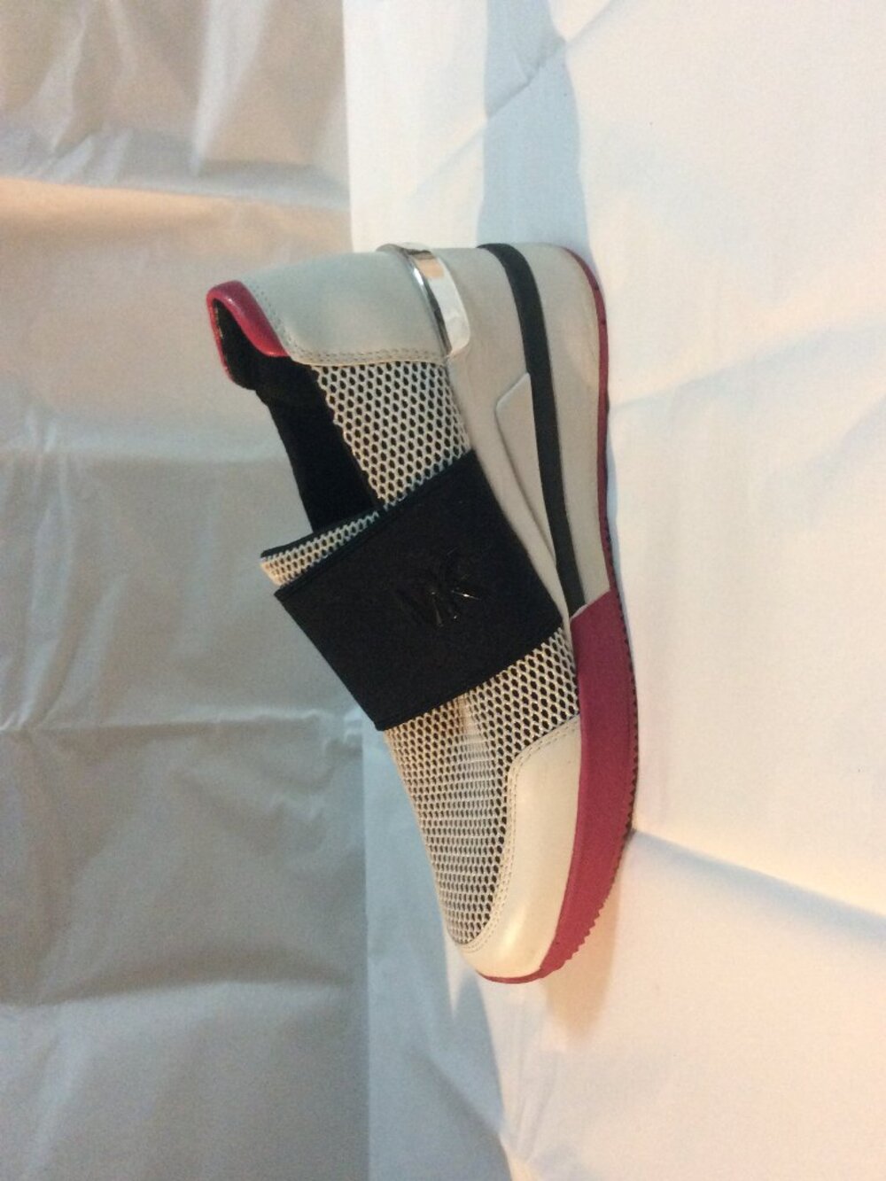 Michael Kors Mesh Elastic Strap Wedge Sneaker Felix Trainer
